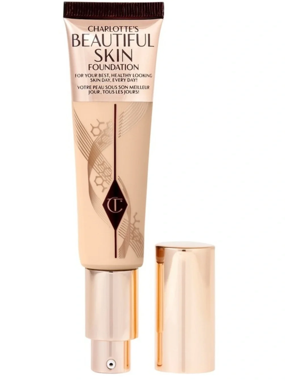 CHARLOTTE TILBURY Beautiful Skin Medium Coverage Liquid Foundation with Hyaluron